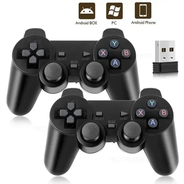 Par de Controles sem fio para Gamestick, PC, Android