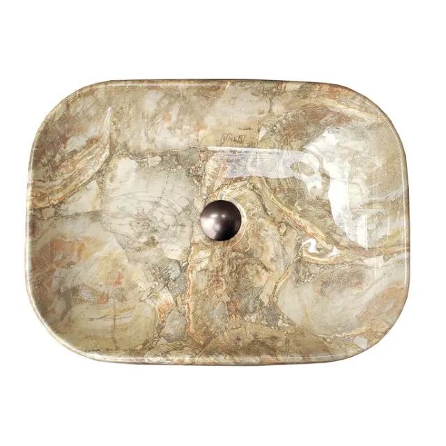 Cuba Apoio Evier Marble Ônix Tiger Banheiro - Foto 5