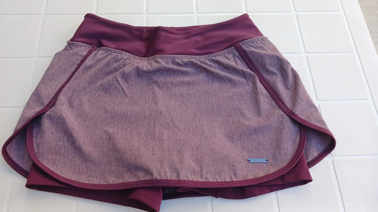 Saia Short de Academia Uva/Vinho