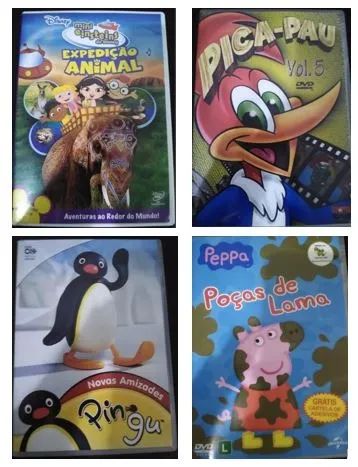 Galinha Pintadinha e outros - Dvds diversos - filmes infantis - Foto 2