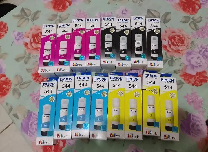 4 Kits Tinta Epson 544 c/4 cores 