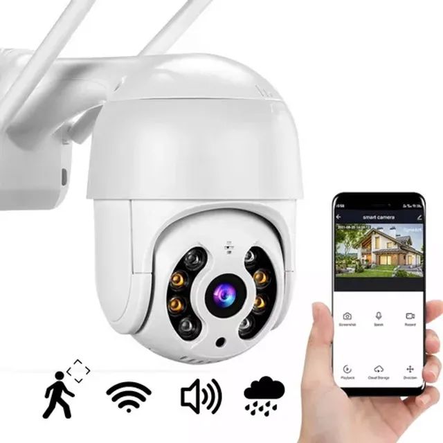 Câmera De Segurança Inteligente Externa Yoose KAP-S381 Ip - Foto 5