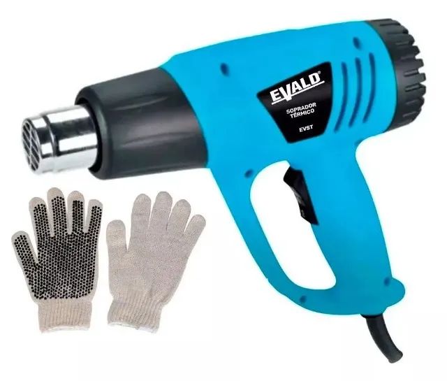 Soprador Térmico 2000W iWst Evald Profissional 220V + Par de Luvas
