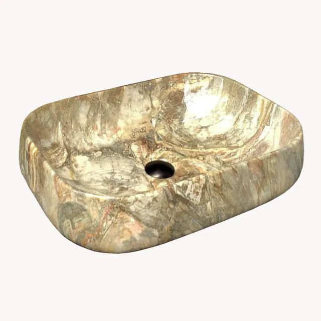 Cuba Apoio Evier Marble Ônix Tiger Banheiro