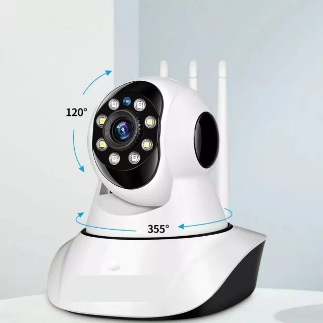 Baba Eletronica Camera ip Wifi Sem Fio Visão Noturna Microfone Novo  - Foto 5
