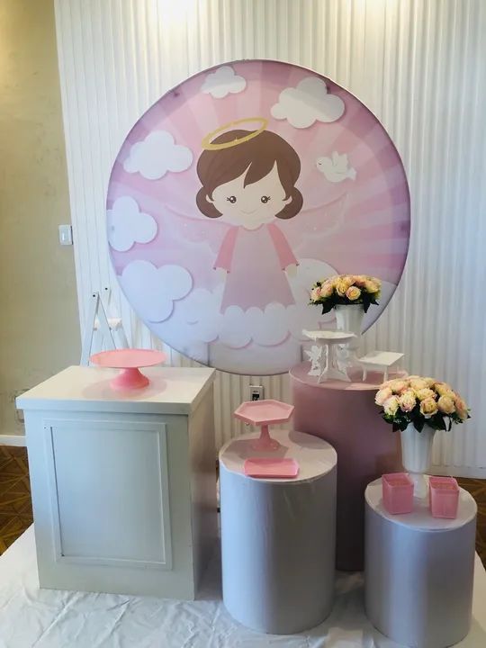 Decoração pegue e monte Batizado  - Foto 3