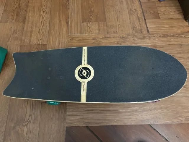 Skate Smooth Star (ano 2023) simulador de surf, 30 polegadas - praticamente novo - Foto 2