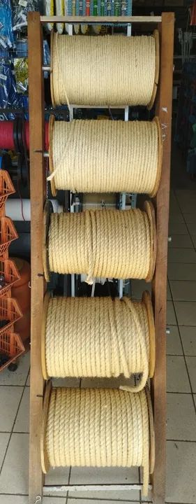 cordas sisal - nylon-correntes-av bandeirantes 3149-fone 3381-4272 - Foto 4