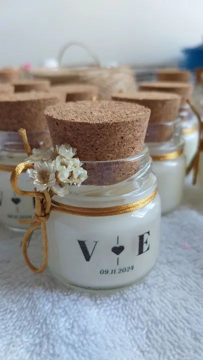 Mimos, Lembrancinha, Velas Aromáticas Veganas 