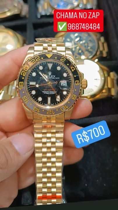Relógio Rolex GMT Master II Todo Dourado AUTOMÁTICO  - Foto 2