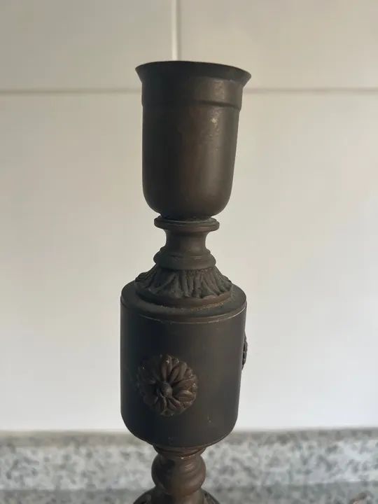 Abajur de bronze - Foto 5