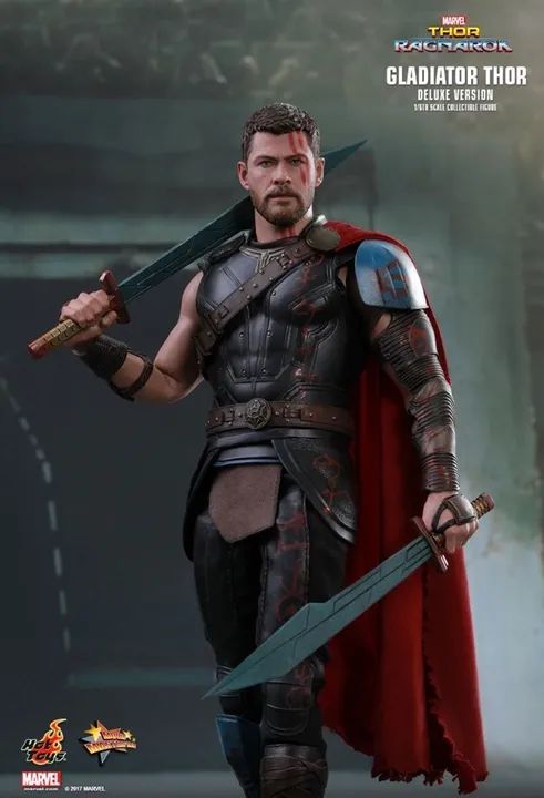 Thor Gladiador (Gladiator) Deluxe: Thor Ragnarok (Escala 1/6) MMS445 - Foto 3