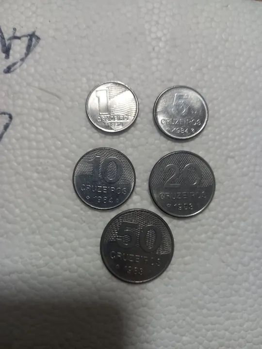 Moedas antigas do Brasil - Cruzeiros - Foto 2