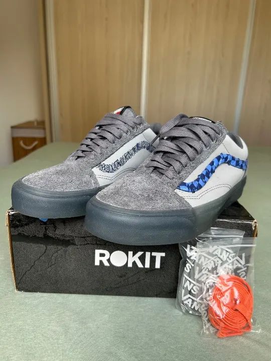 TÊNIS VANS OLD SKOOL 36 DX WS ROKIT TRANSLUCENT BLACK - Foto 4