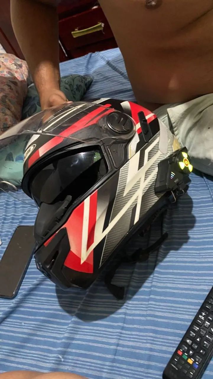Capacete com Intercomunicador - Foto 2