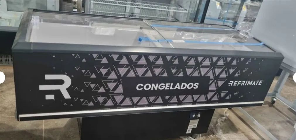 ilha 2m vidro curvo Refrimate