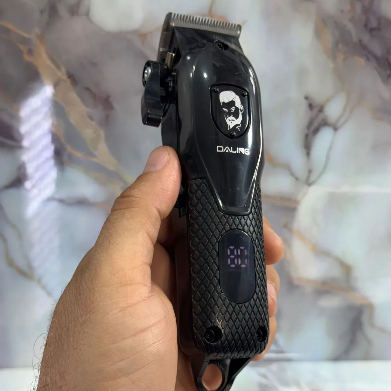 Máquina de cortar cabelo sem fio para cabeleireiro barbeiro uso pessoal 