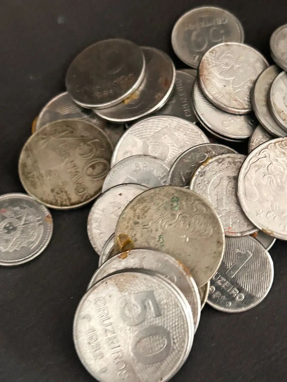 Lote de moedas antigas do Brasil  - Foto 5