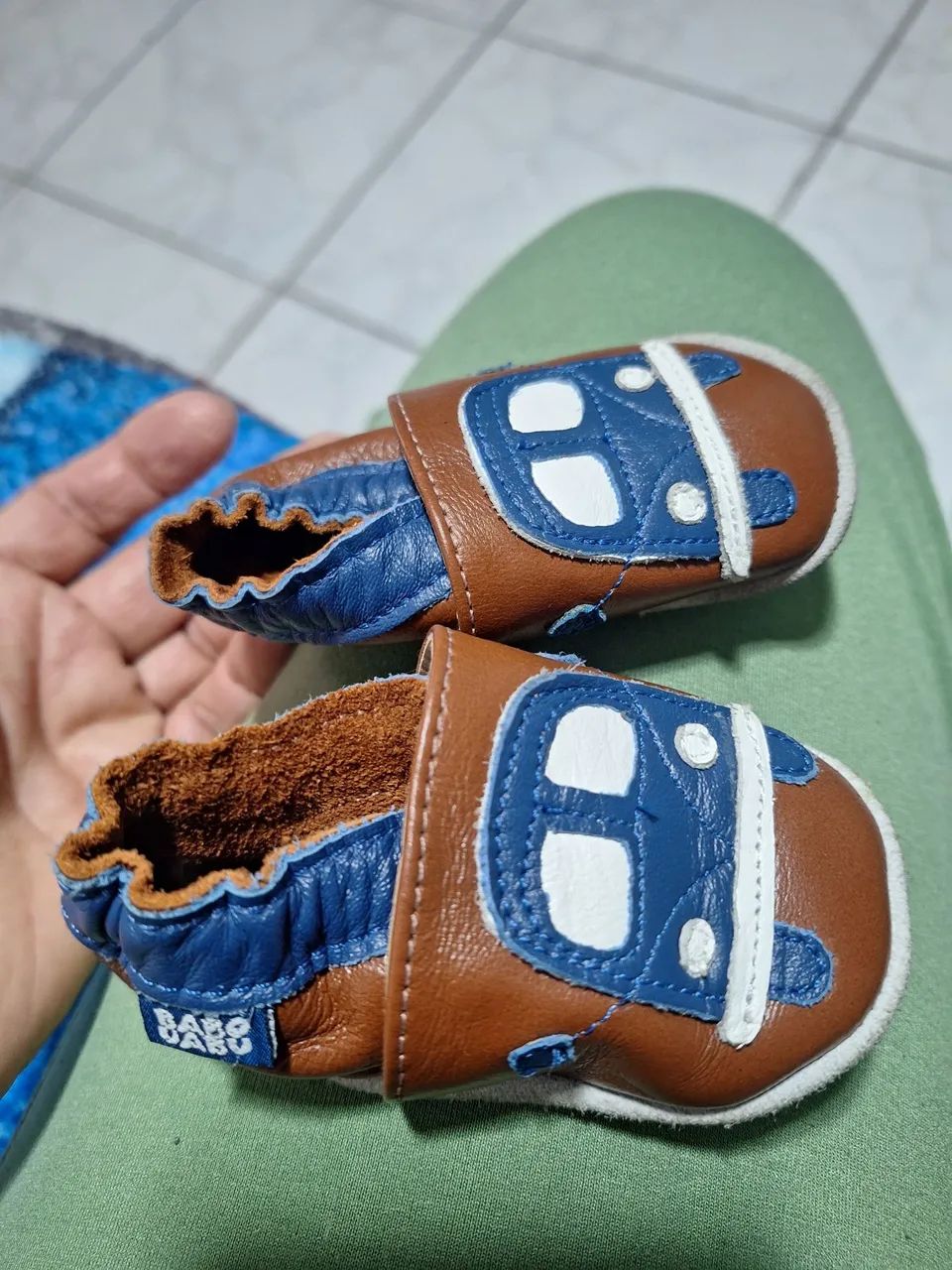 Sapatinho bebe babo o uabo - Foto 2