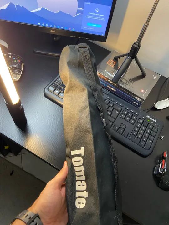 Oportunidade! Kit Completo de Gravação com Tripé - Foto 5