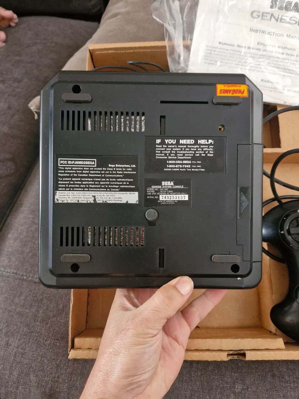 Sega genesis original na caixa - Foto 4
