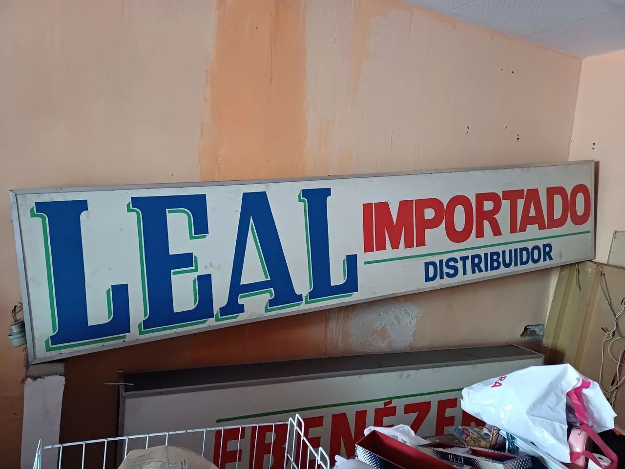 Placa luminosa dois lados de alumínio e lâmpadas internas  - Foto 3