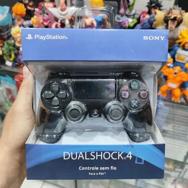 Controle PS4 Preto Novo na Caixa acompanha Cabo USB - Aceito Olxpay e Faço Envio