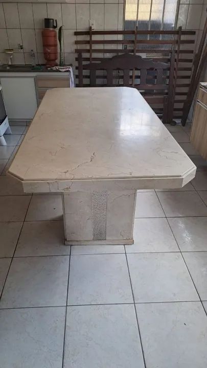 Mesa de Jantar de Mármore - Foto 4