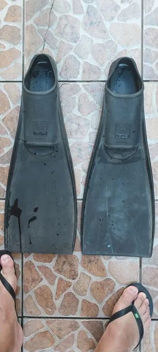 Par de nadadeiras para mergulho