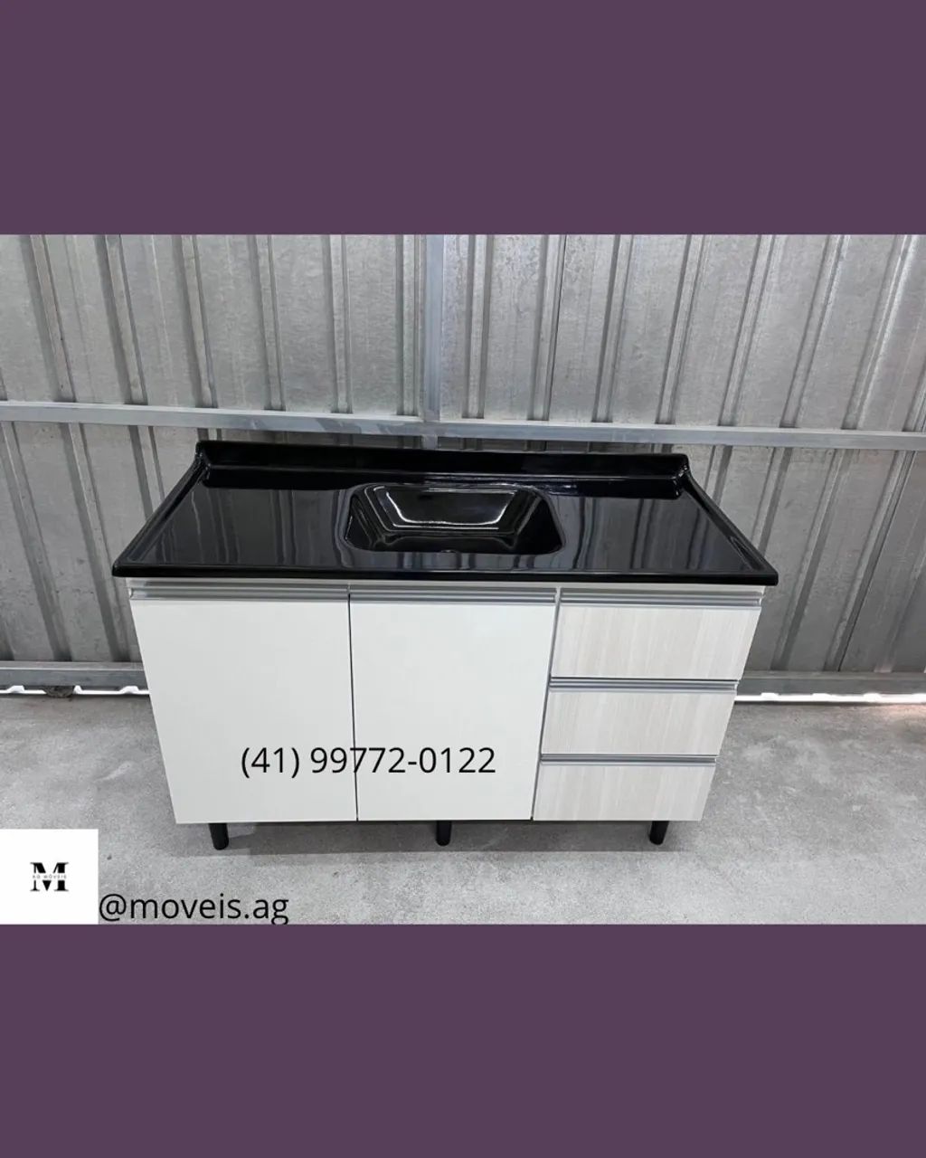 Tampo Marmorite com Balcão- Entregamos 
