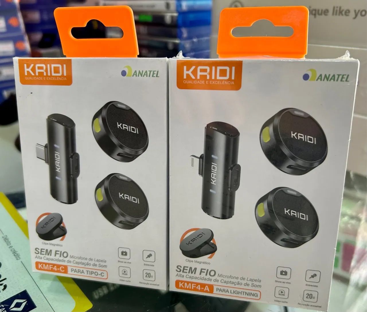 Microfone de Lapela Sem Fio KAIDI !!!! - Foto 3