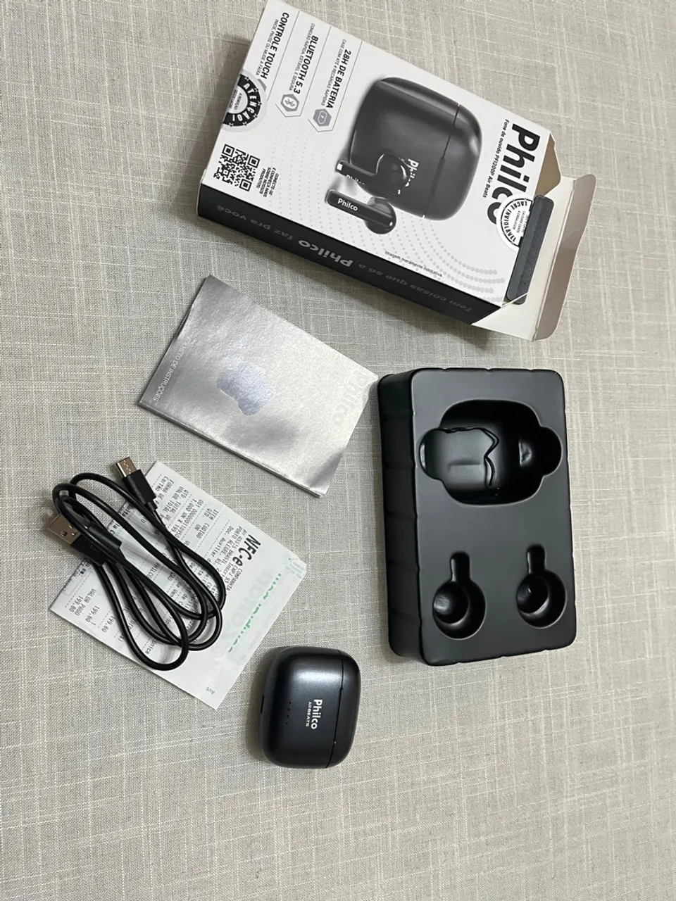 Fone de ouvido sem fio