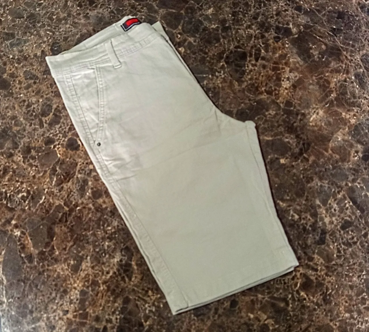 Bermuda Masculina Brin Esporte Fino Bege