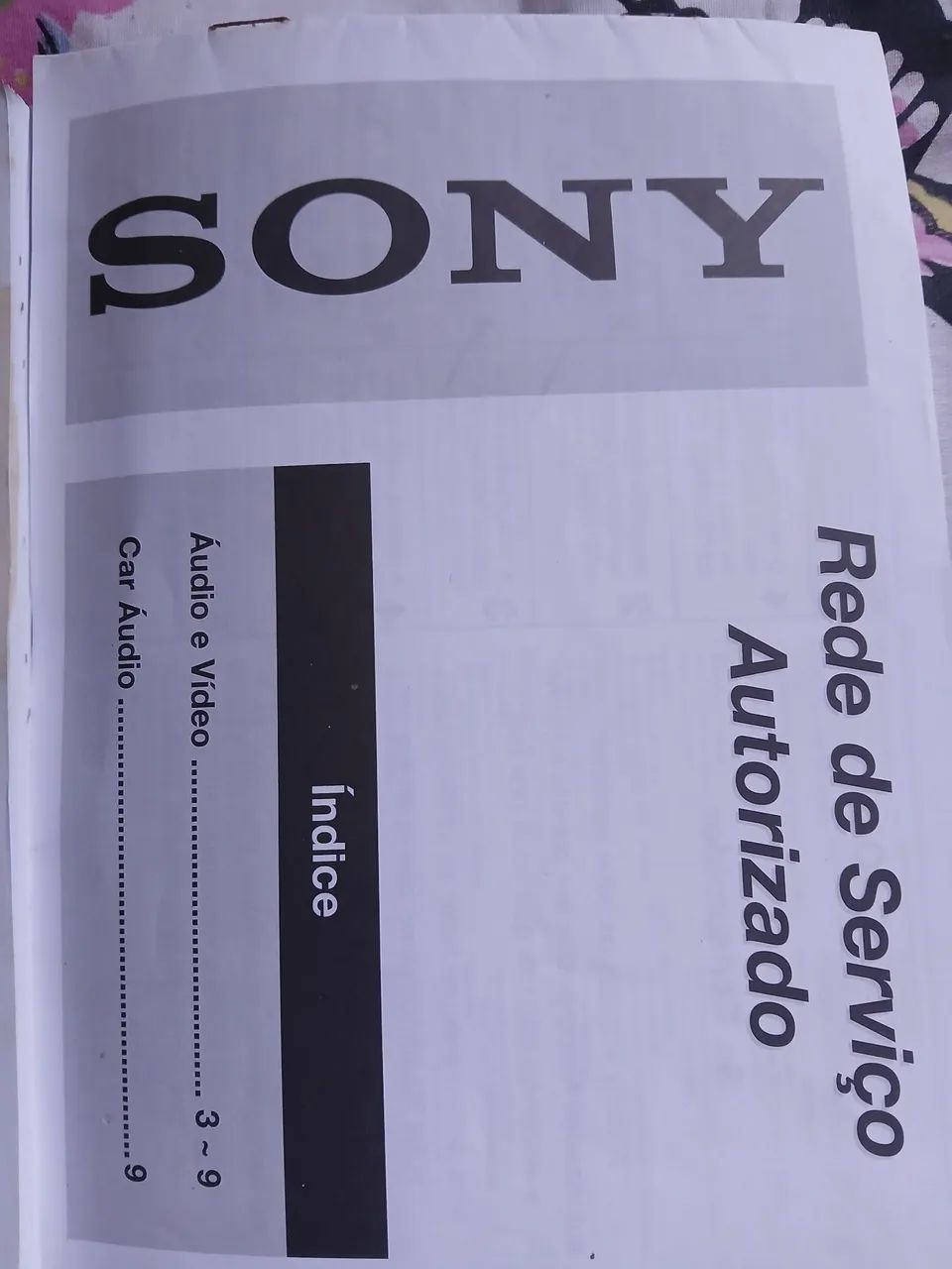 Vendo um Manual de instruções Reprodutor de CD /DVD Sony  - Foto 2