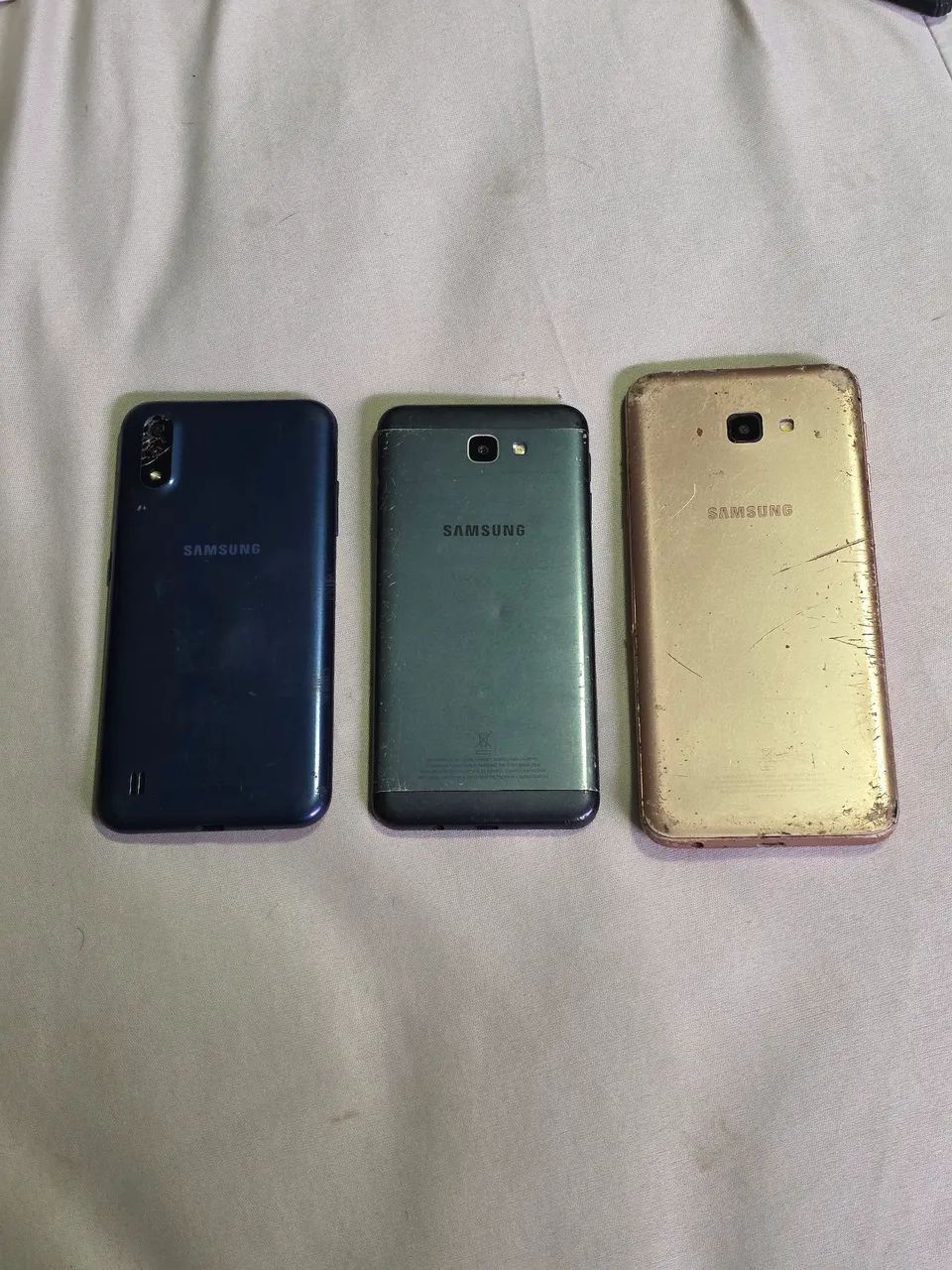 A01, J5 prime e J4 core respectivamente