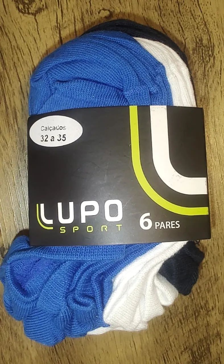 Kit com 18 pares de meias Lupo infantis tamanho 32 ao 35 cano baixo soquete - Foto 3