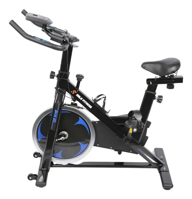 Bicicleta Ergométrica Mile Fitness Spinning Preta
