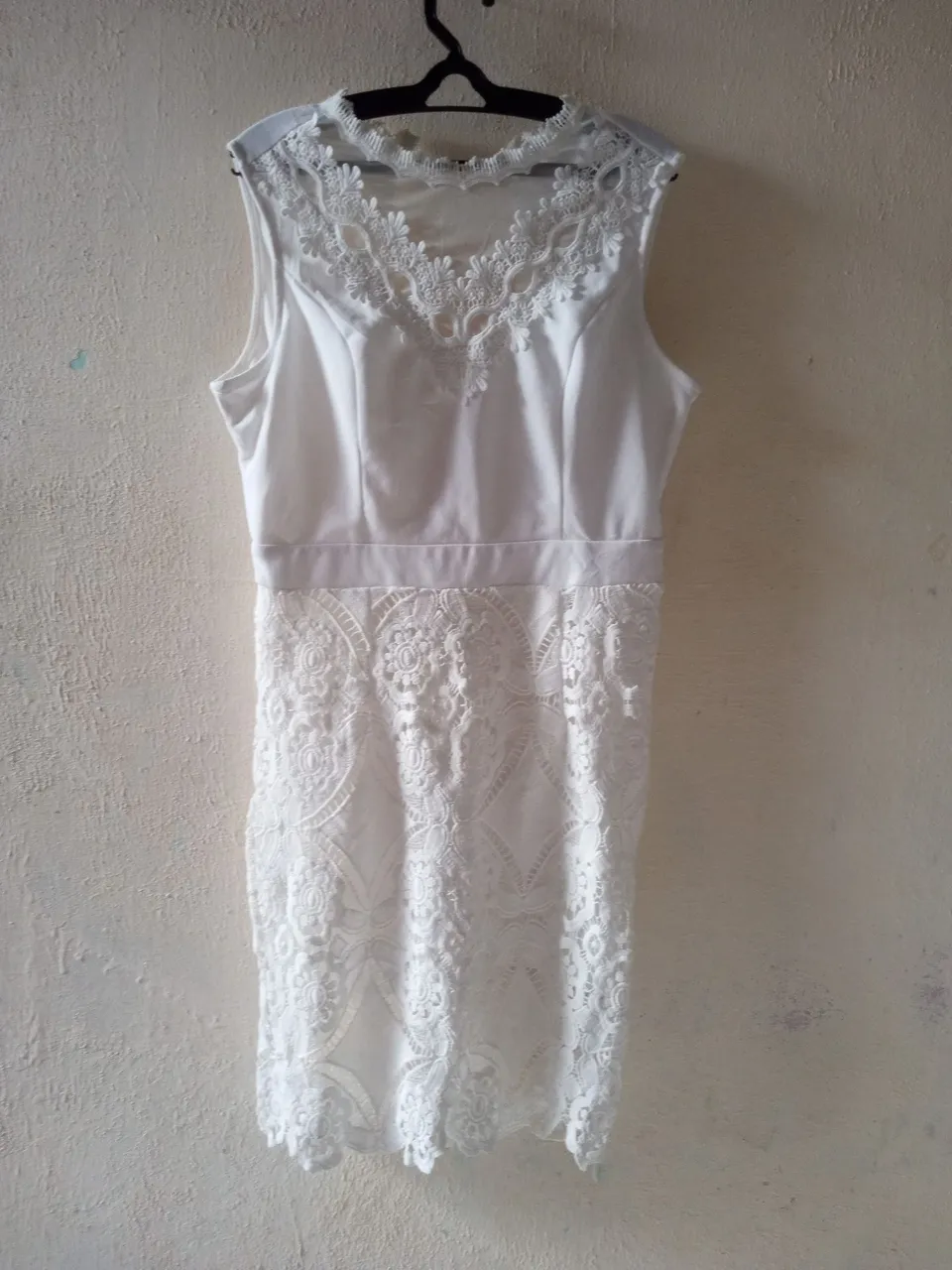 Vestido branco renda
