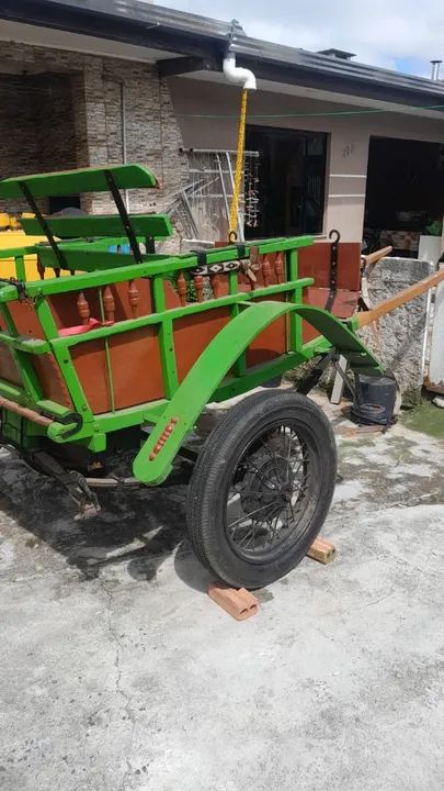 Charrete ... carrinho  aro 21 top guizera mais arreamento  - Foto 2