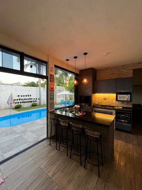 Casa Praia de Itapoa com piscina; sinuca; Fliperama - Foto 3