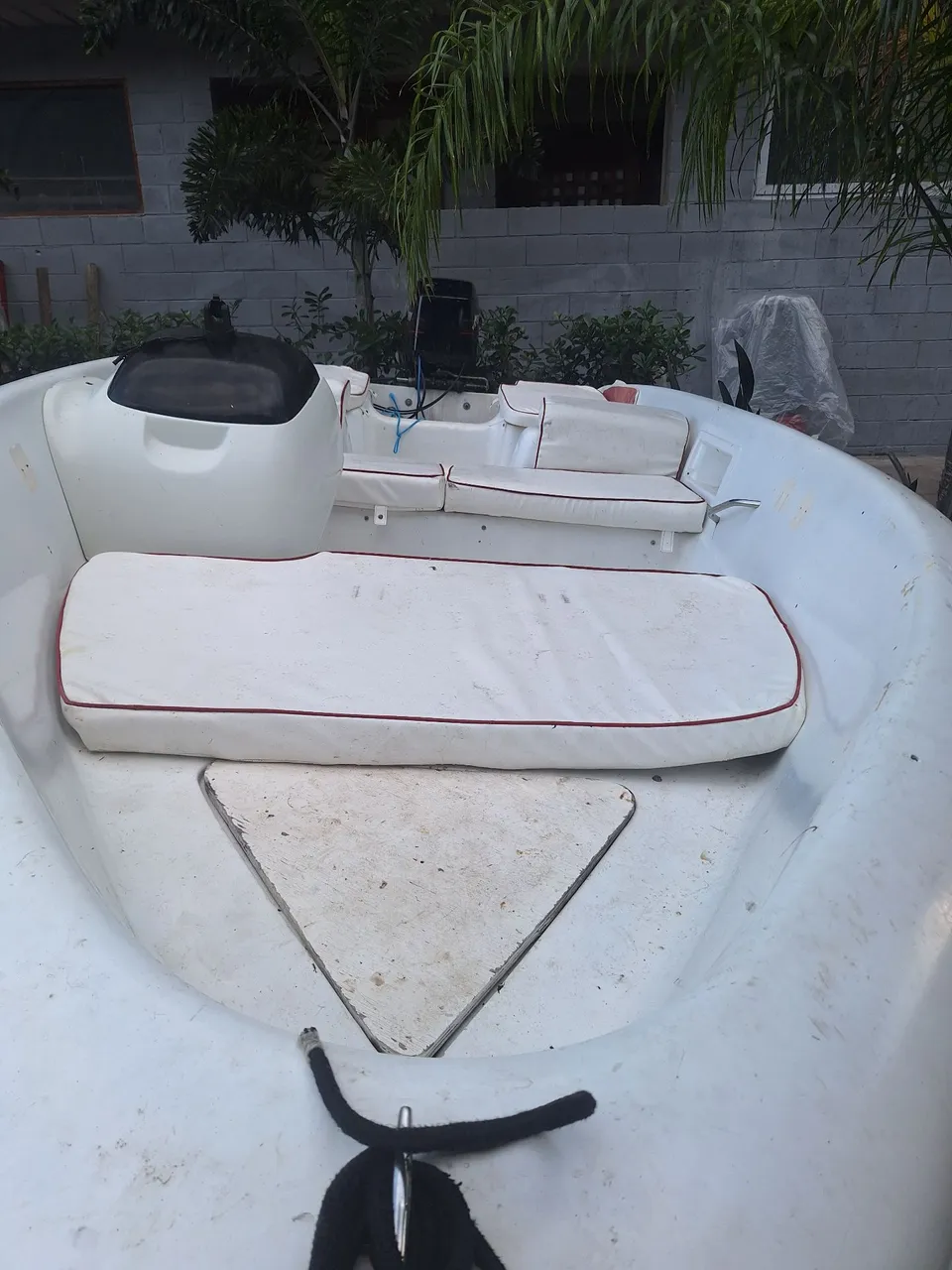 Lancha beby 15 motor mercury 75