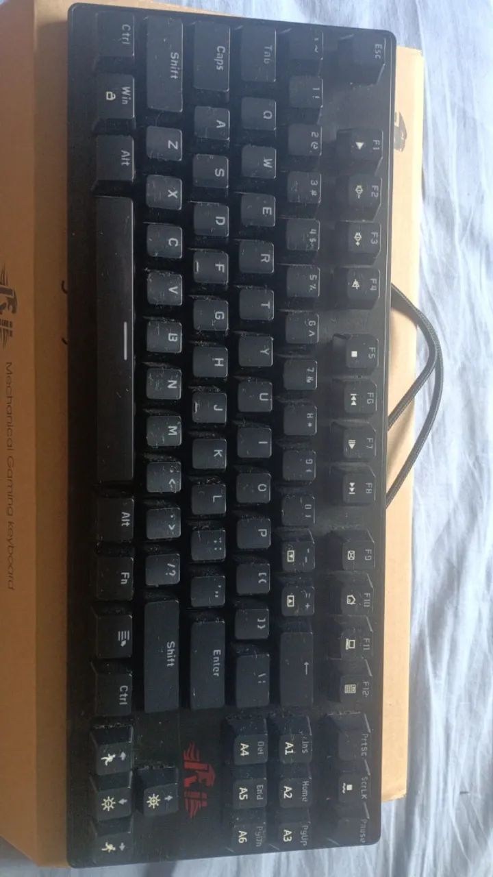 Teclado Mecânico Blue Switch Rii 908 - Metal - Loja oficial Rii - Foto 5