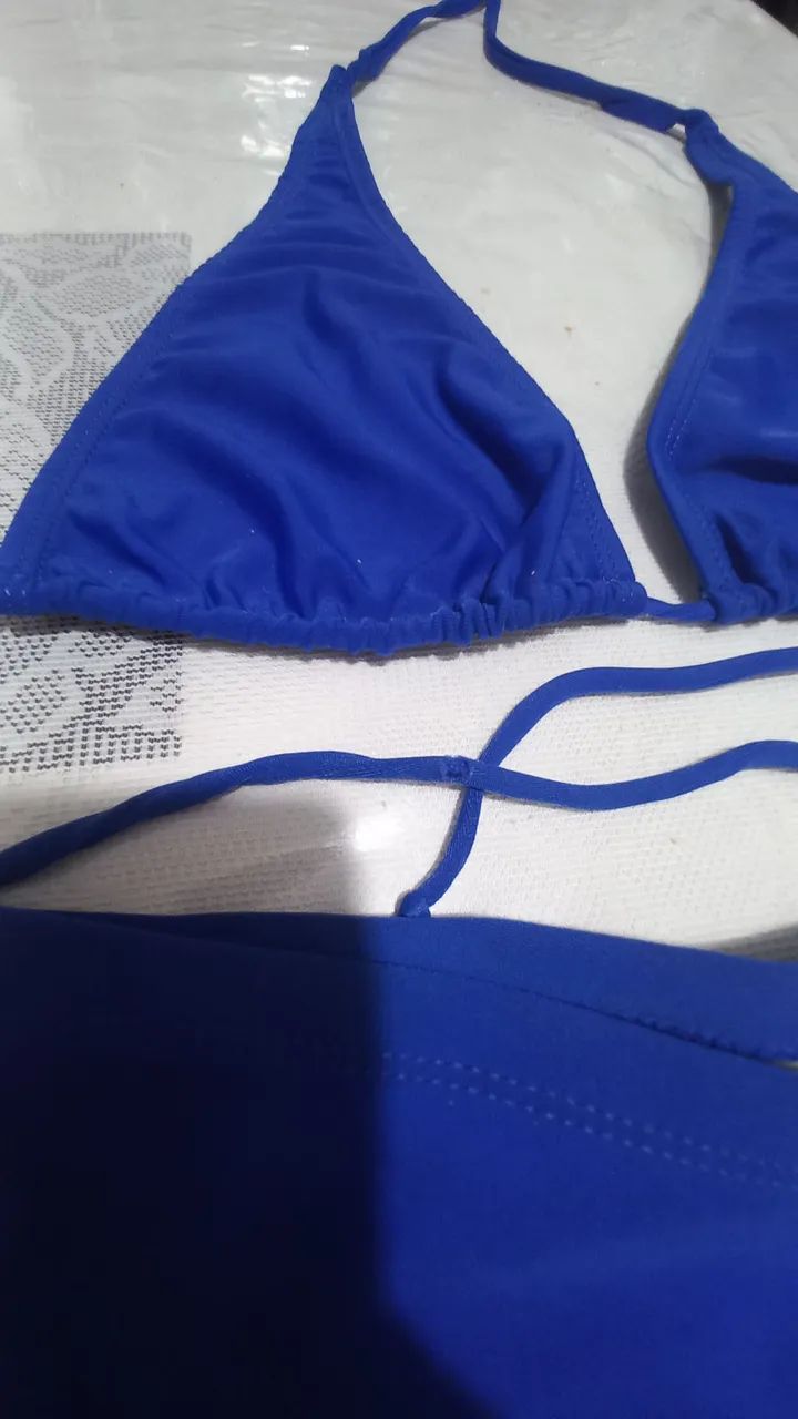 Biquíni azul moderno - Foto 3