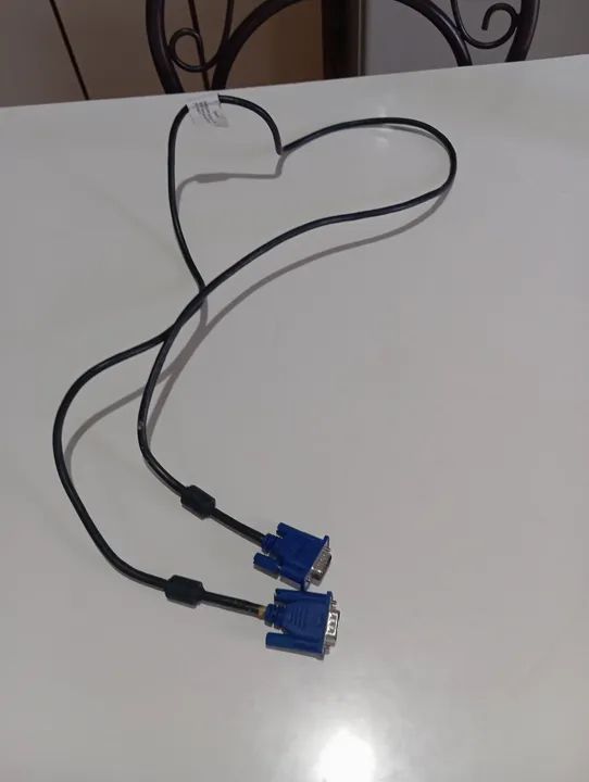 Cabo VGA Macho para Macho - 1,5 Metros - Foto 2