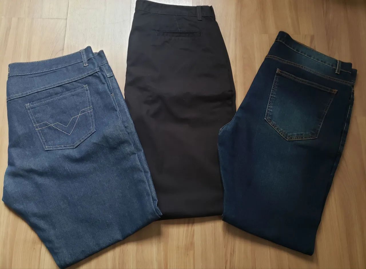 Calças Masculina.  Ler descrição 