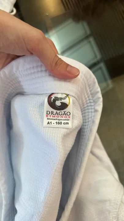 Kimono Jiu Jitsu A1 e faixa infantil Alliance - Foto 3