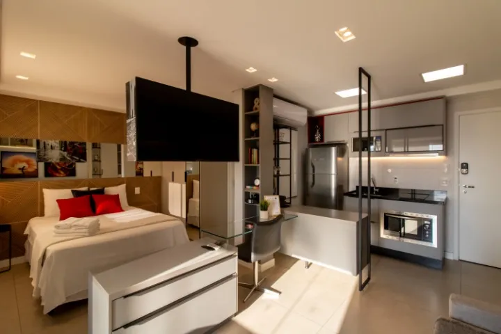 Studio porteira fechada, Condomínio Cidade Maia - Guarulhos