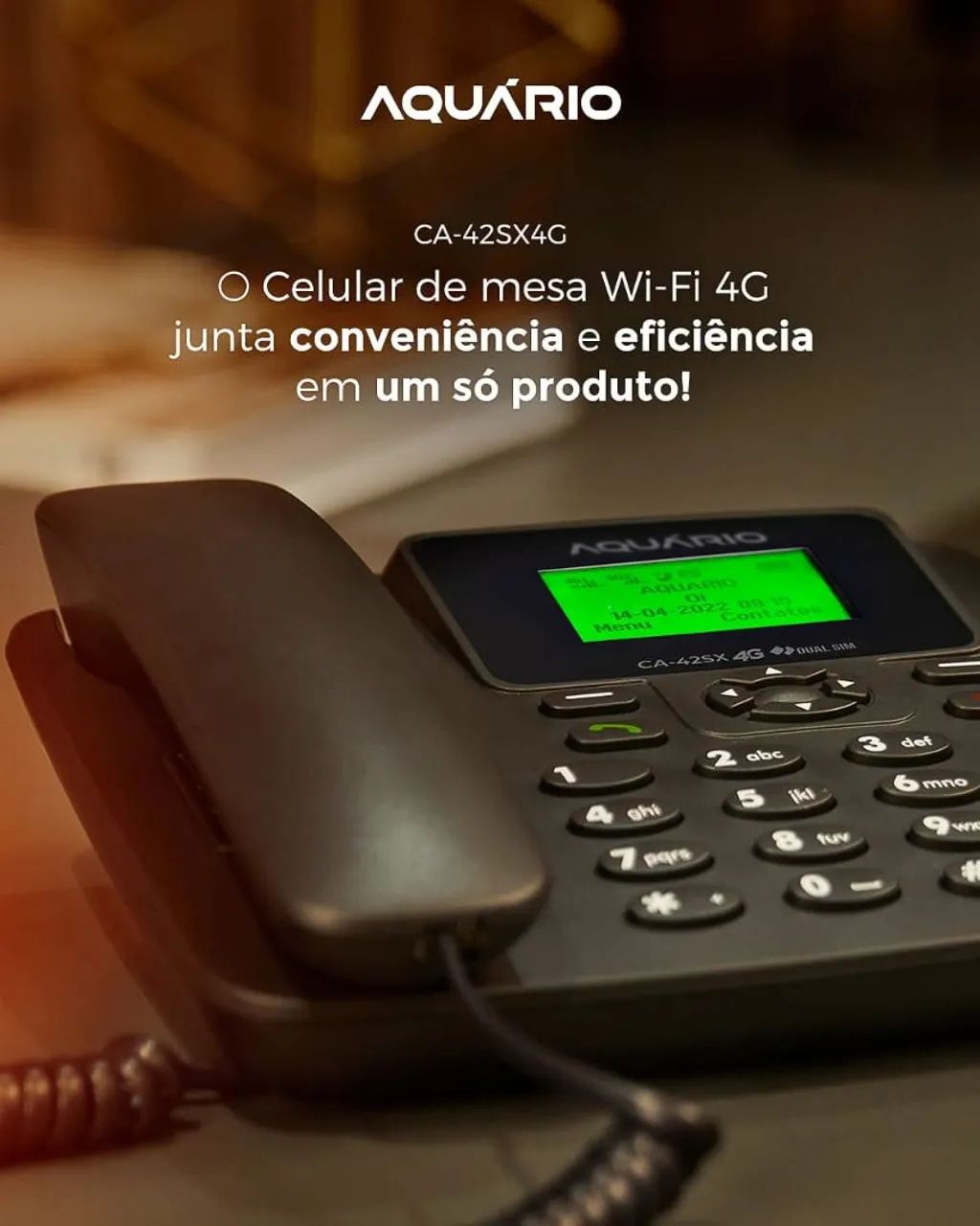 Celular de Mesa Wi-Fi 4g rural
