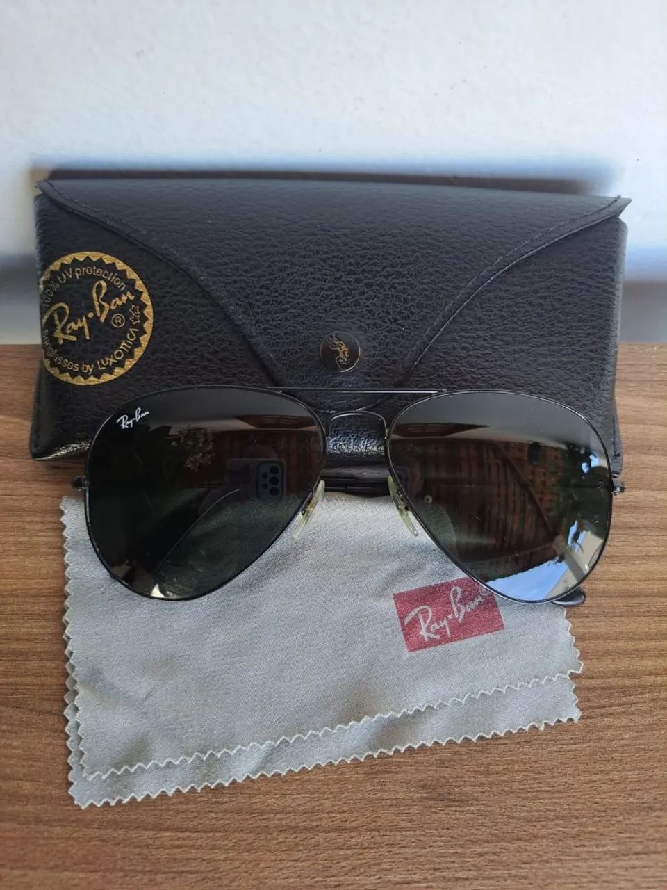 Óculos de sol Ray-Ban Aviator - Em Excelente Estado! - Foto 3