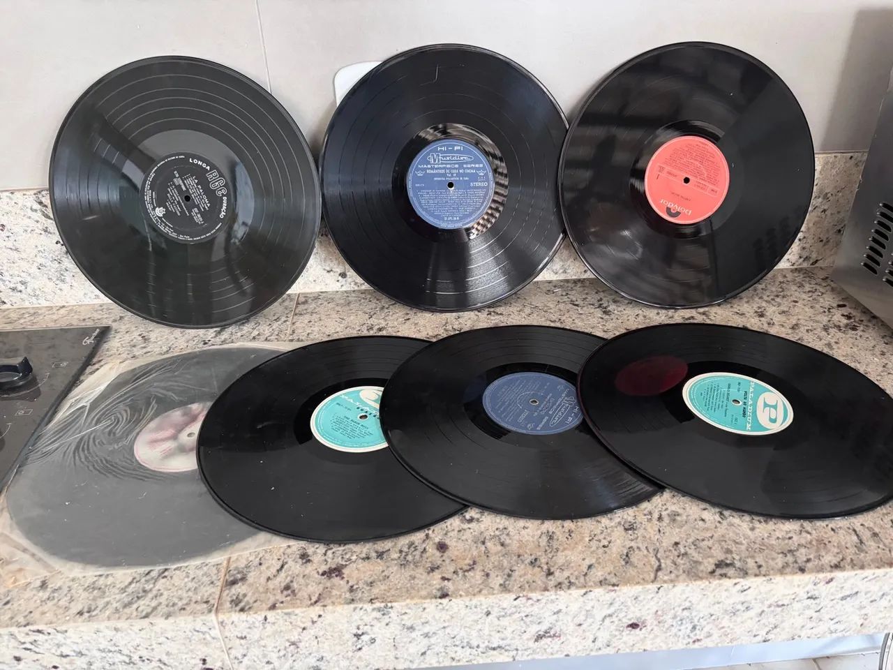 Discos de vinil vintage